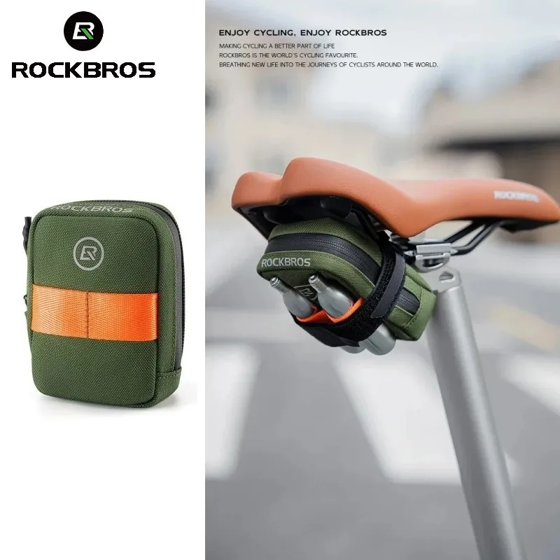 حقيبة سرج الدراجة من روك بروس، - مراجعة Cycling Commute Essentials وسعره
