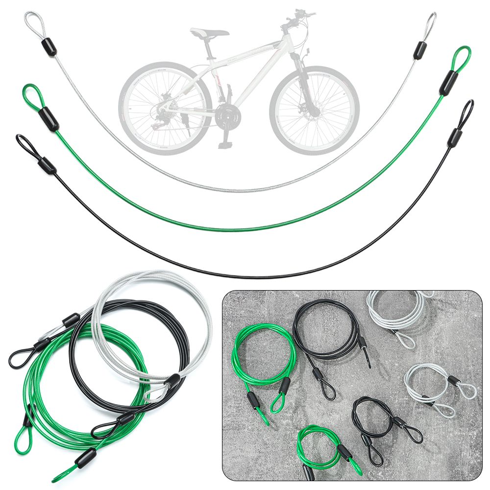 كابل فولاذي مضاد للسرقة للدراج - مراجعة Cable Lock Flexible وسعره