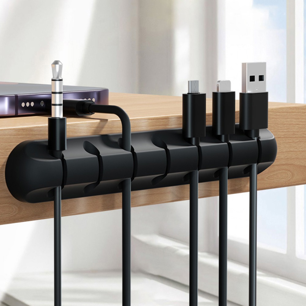 منظم كابلات جديد باللون الأسود - مراجعة Cable Lock Flexible وسعره