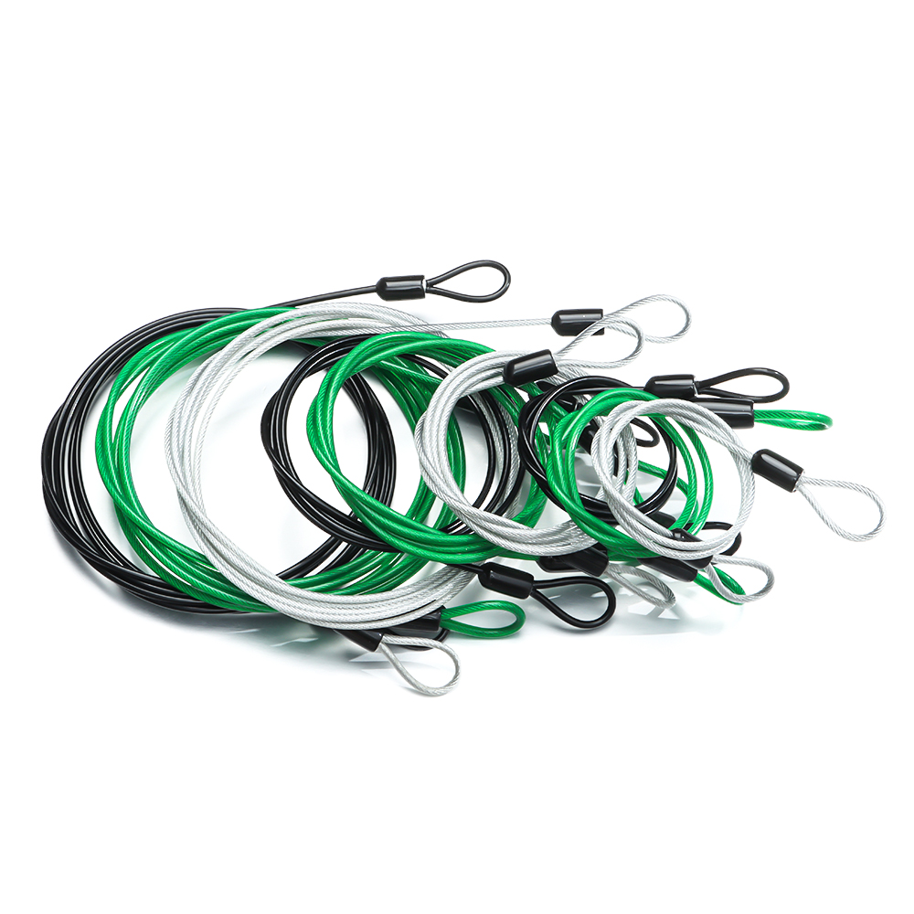 0.5/1/2 متر دراجة اكسسوارات در - مراجعة Cable Lock Flexible وسعره