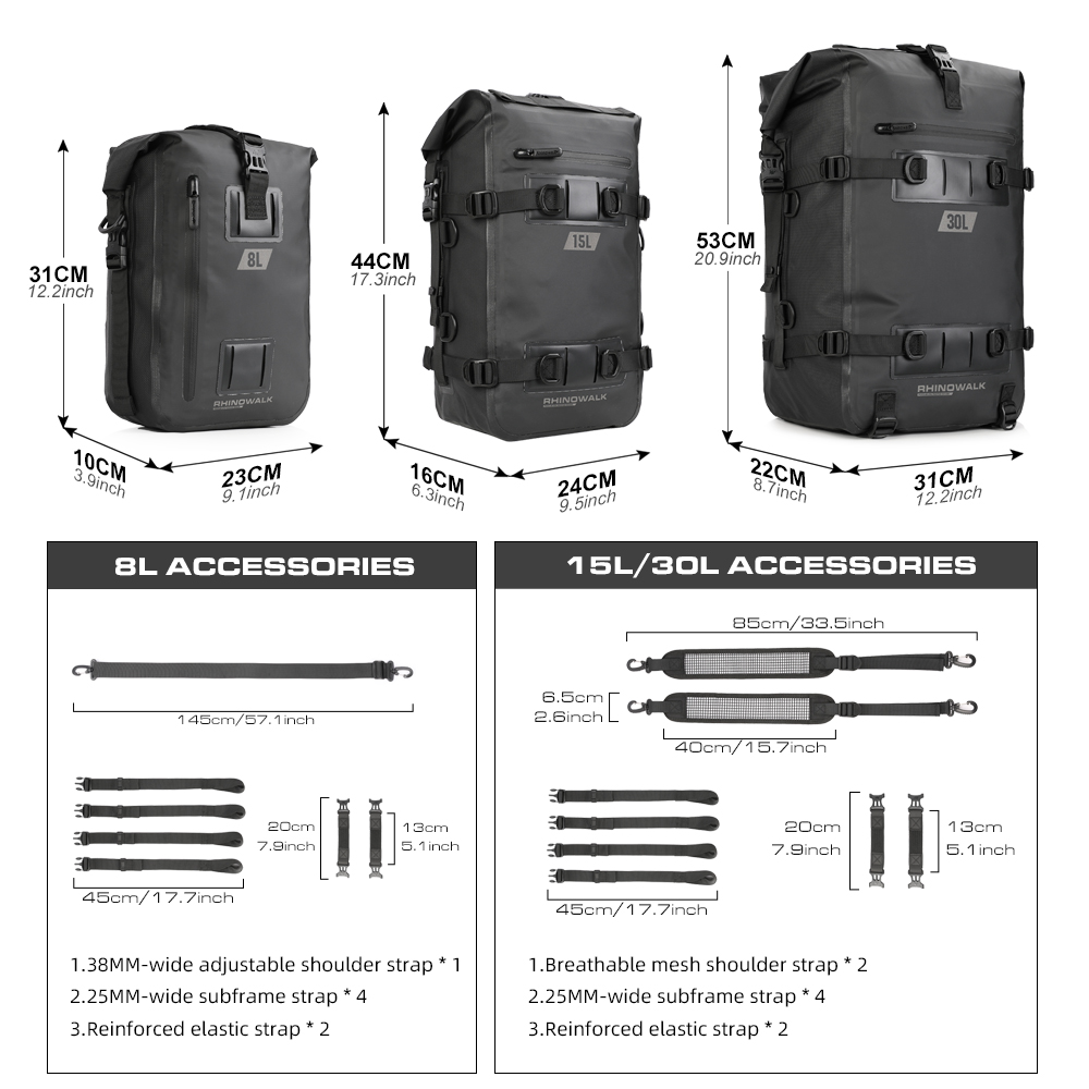 حقيبة سلة علوي مضادة للماء للد - مراجعة Panniers Waterproof Rear وسعره